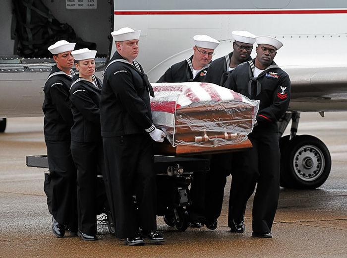 Homecoming Navy Ensign Joshua Kaleb Watson